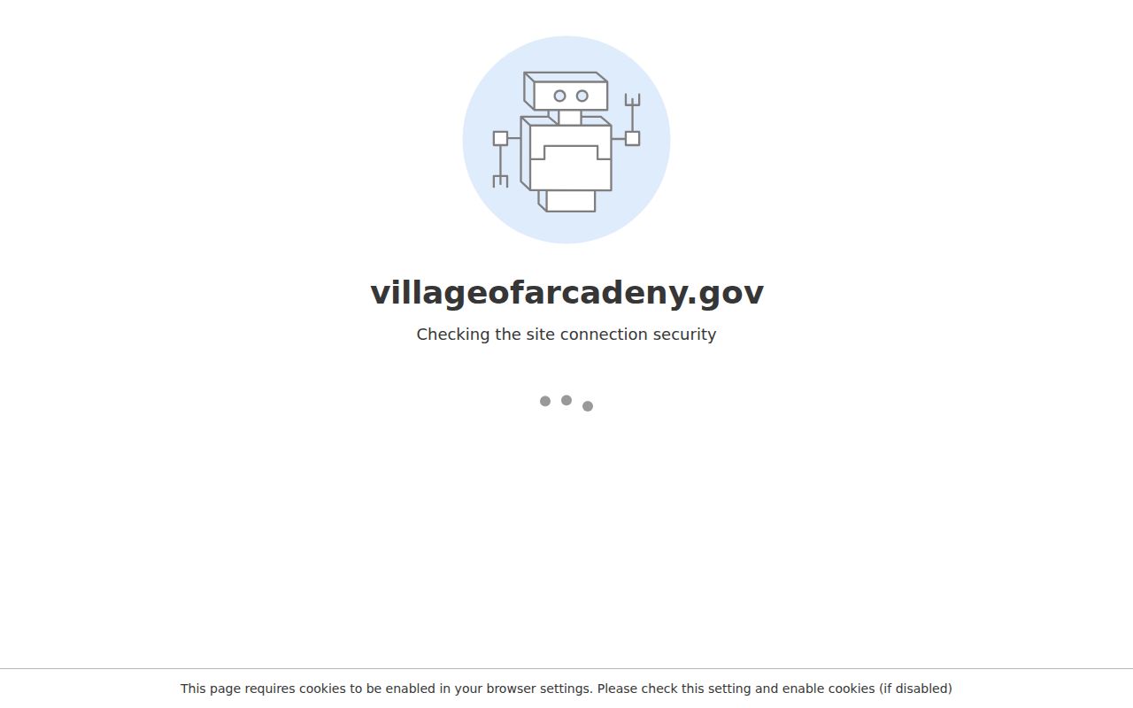 Official Village of Arcade criminal records information page