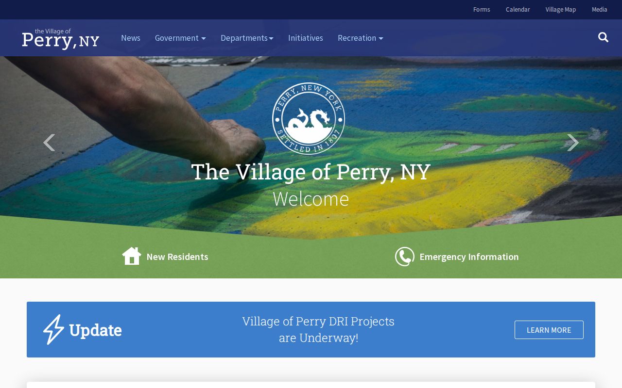Official Village of Perry criminal records information page