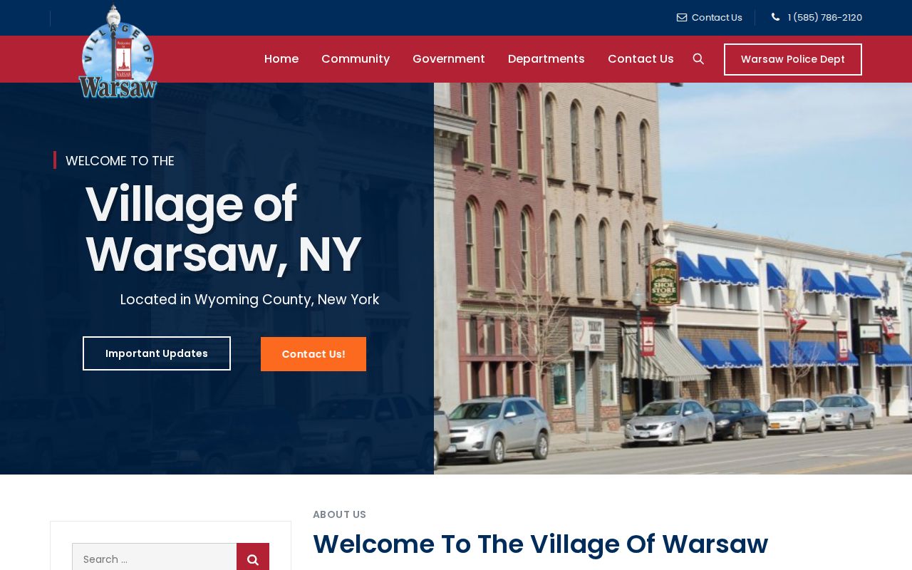 Official Village of Warsaw criminal records information page